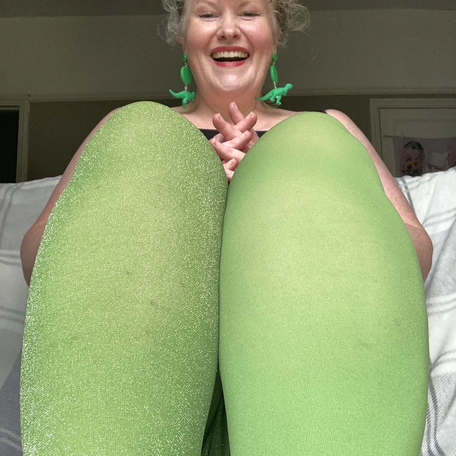 80 Denier Tights - Peas