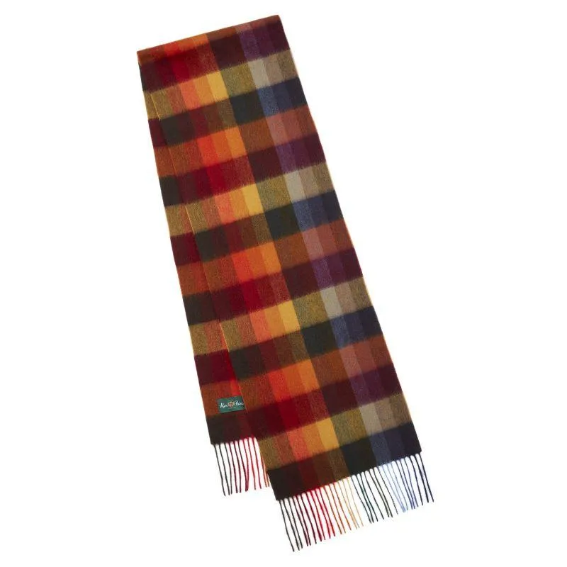 Alan Paine Fritham Lambswool Scarf (30 x 200cm) - Rust