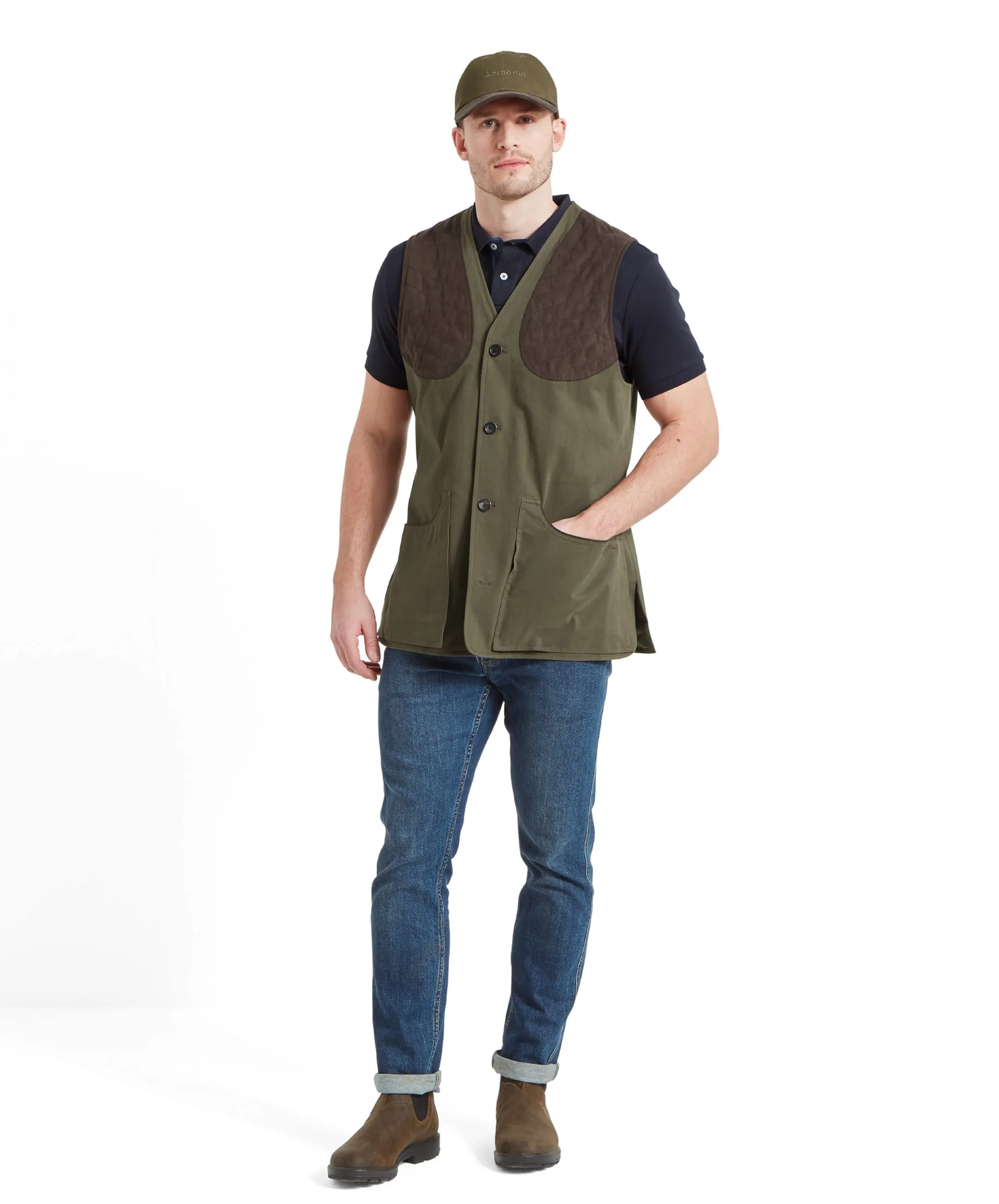 All Season Shooting Vest - Dark Olive