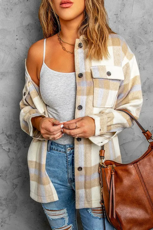 Allegra Plaid Shacket