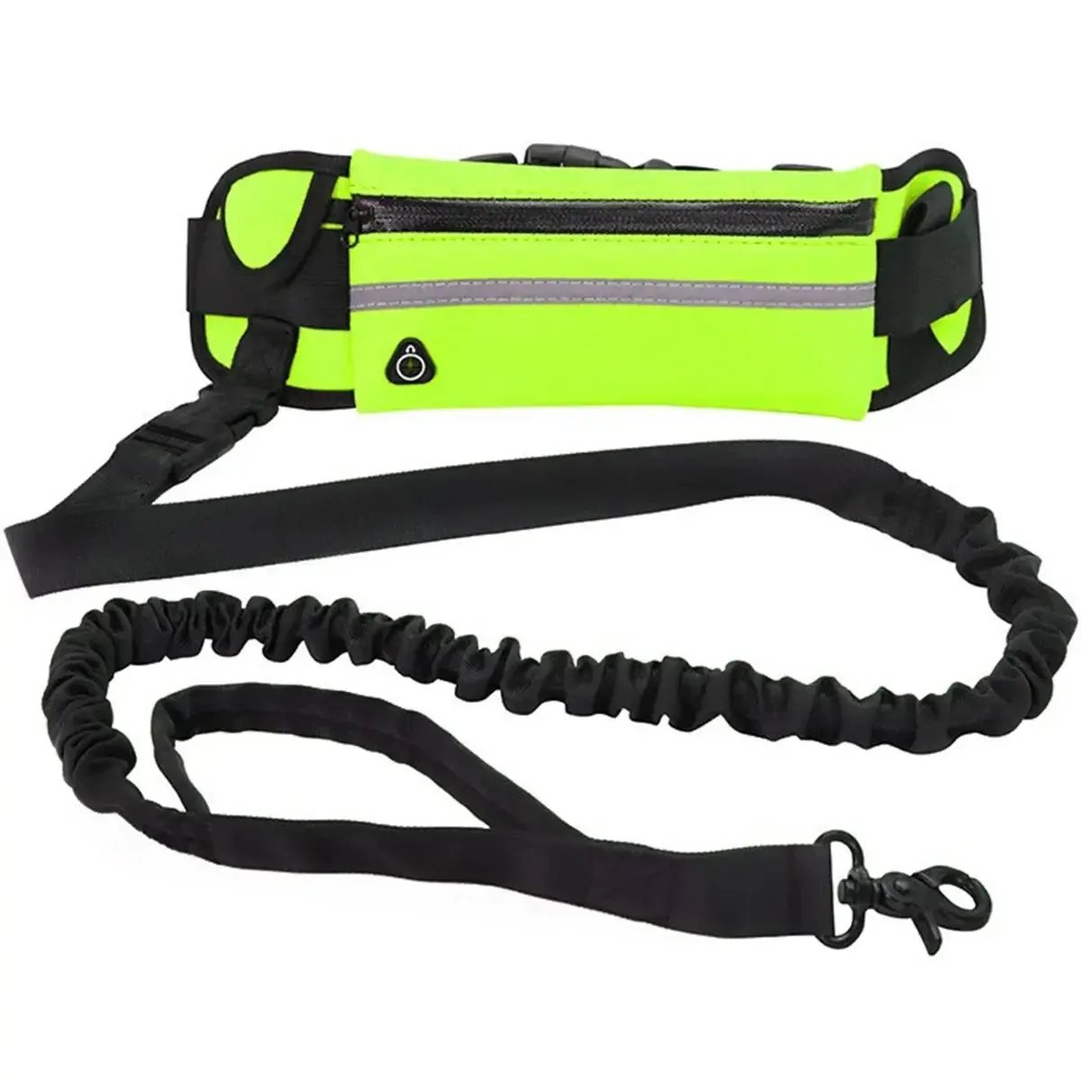 Anniepaw Hands-Free Running Dog Leash Reflective with Waist Bag Elastic Belt