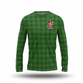 Armstrong Irish Clan Tartan Long Sleeve T-Shirt with Coat of Arms