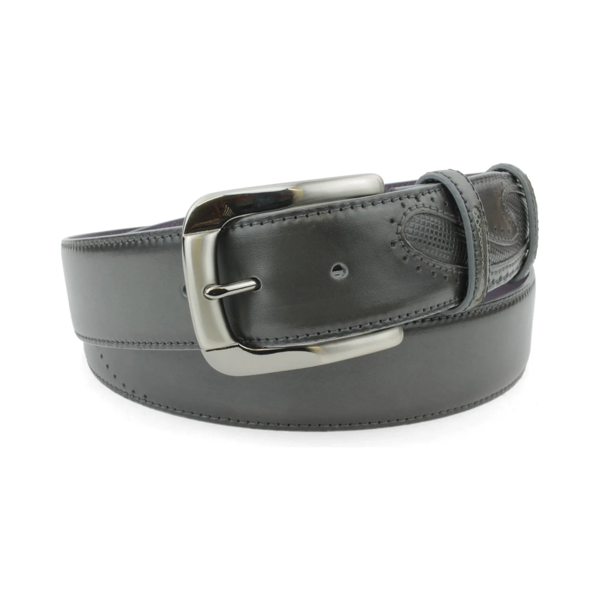 Asphalt Grey Silverado Gunmetal Mix Belt