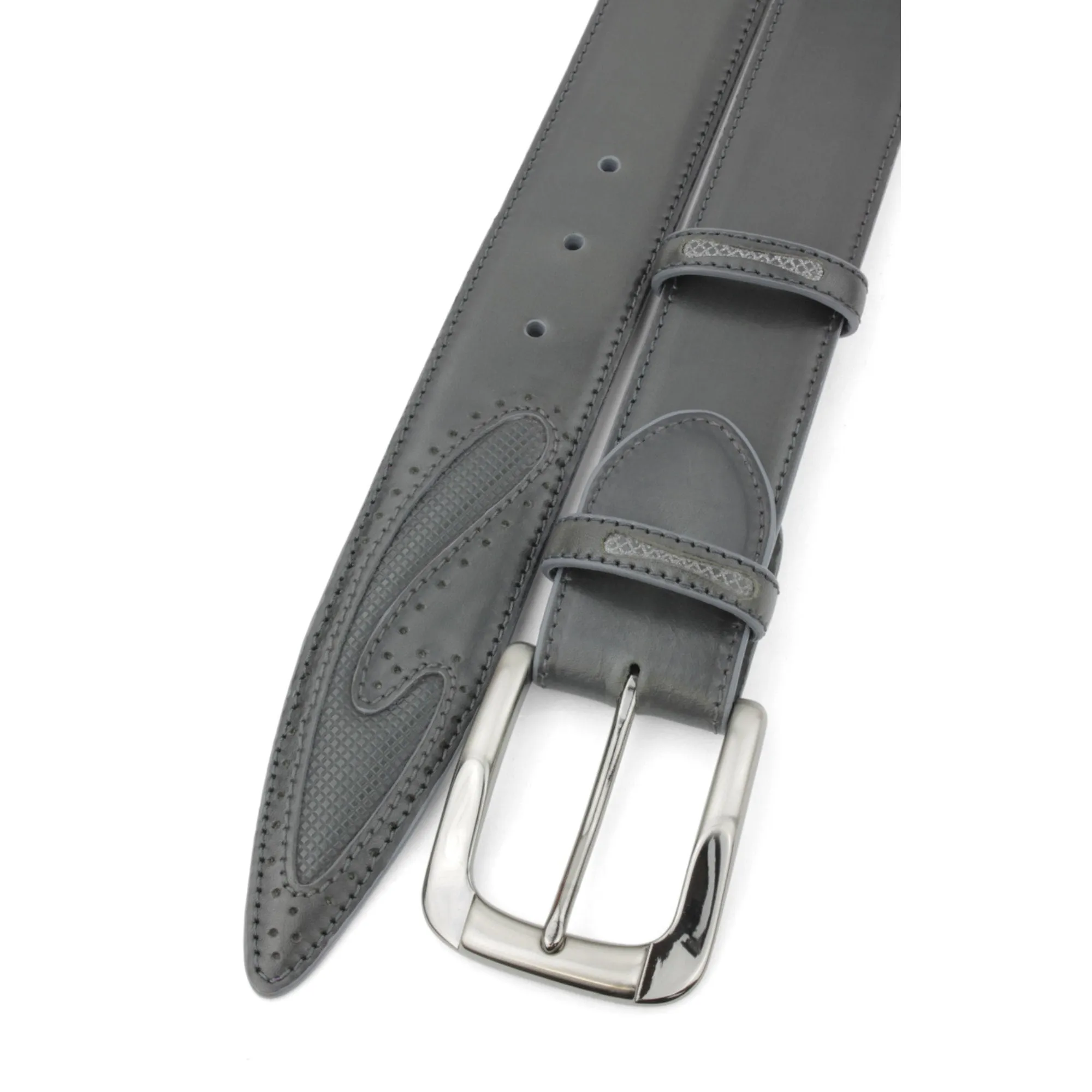 Asphalt Grey Silverado Gunmetal Mix Belt