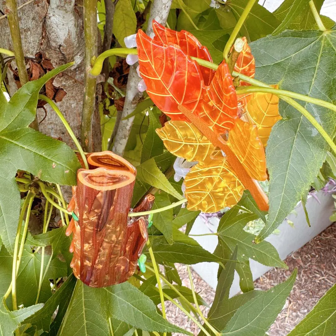 Autumn Leaves Hair Claw Clip