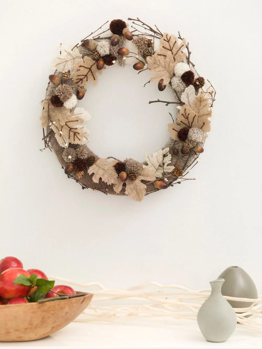 Autumn Leaves Wreath (Crafts)