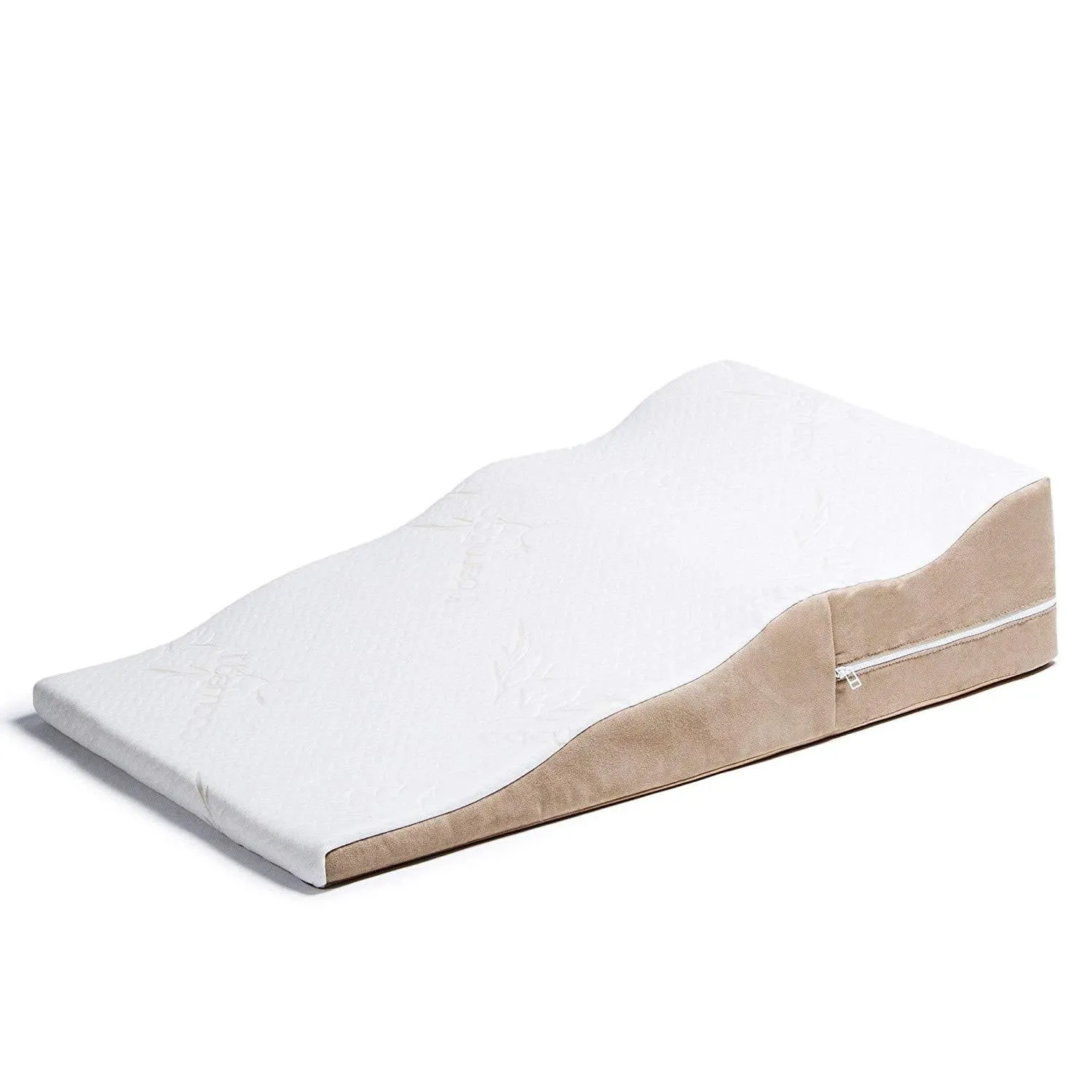 Avana Wavy Memory Foam Contoured Bed Wedge Acid Reflux Pillow