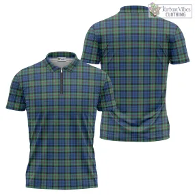 Baird Ancient Tartan Zipper Polo Shirt