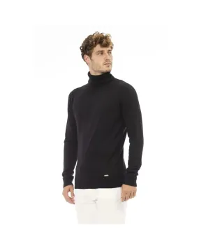 Baldinini Trend Men's Black Modal Sweater - 54 IT