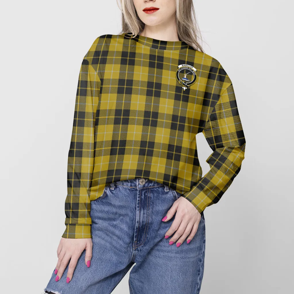 Barclay Dress Tartan Sweatshirt with Family Crest