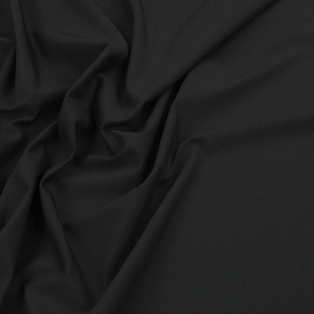 Black Stretch Twill Fabric 98326