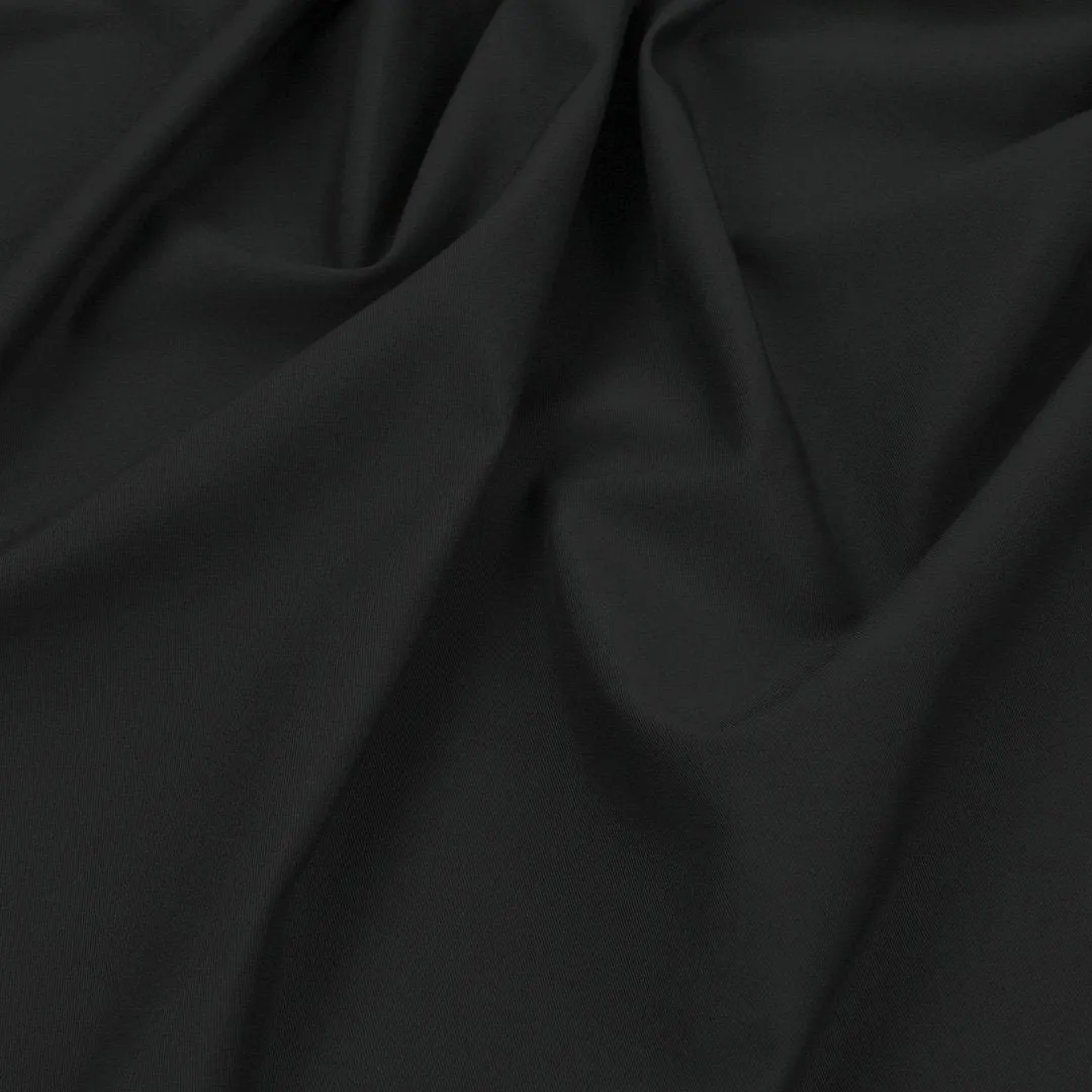 Black Stretch Twill Fabric 98326