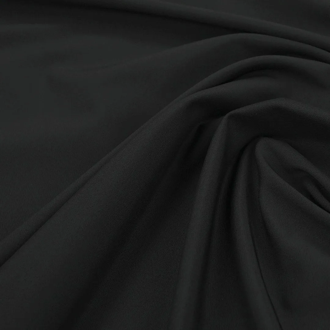 Black Stretch Twill Fabric 98326