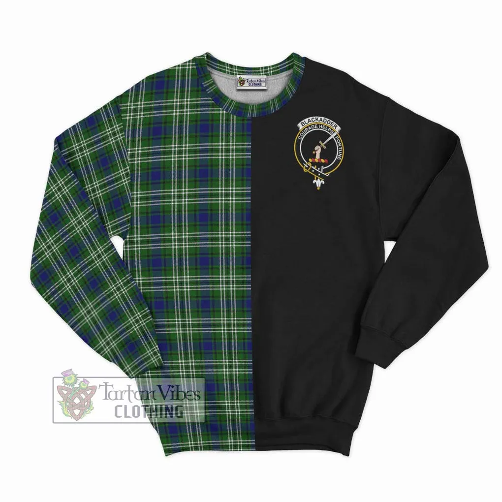 Blackadder Tartan Sweatshirt with Family Crest and Half Of Me Style