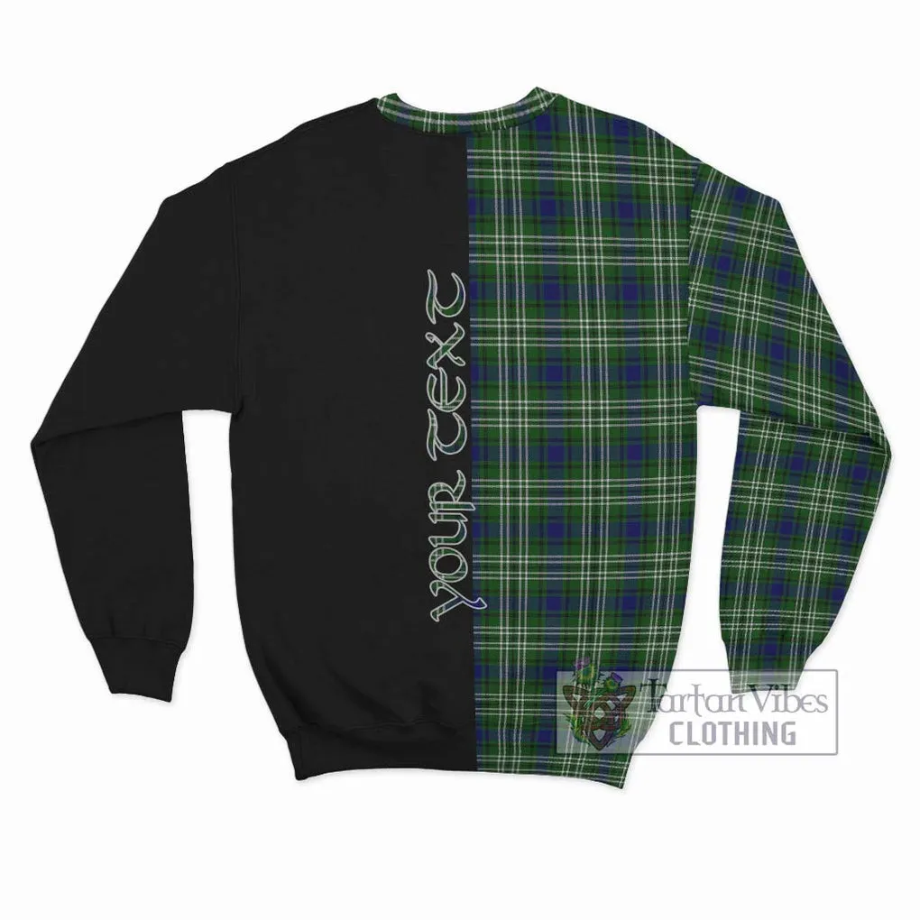 Blackadder Tartan Sweatshirt with Family Crest and Half Of Me Style