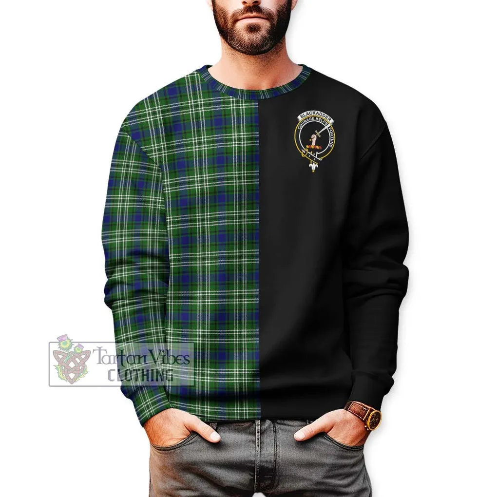 Blackadder Tartan Sweatshirt with Family Crest and Half Of Me Style