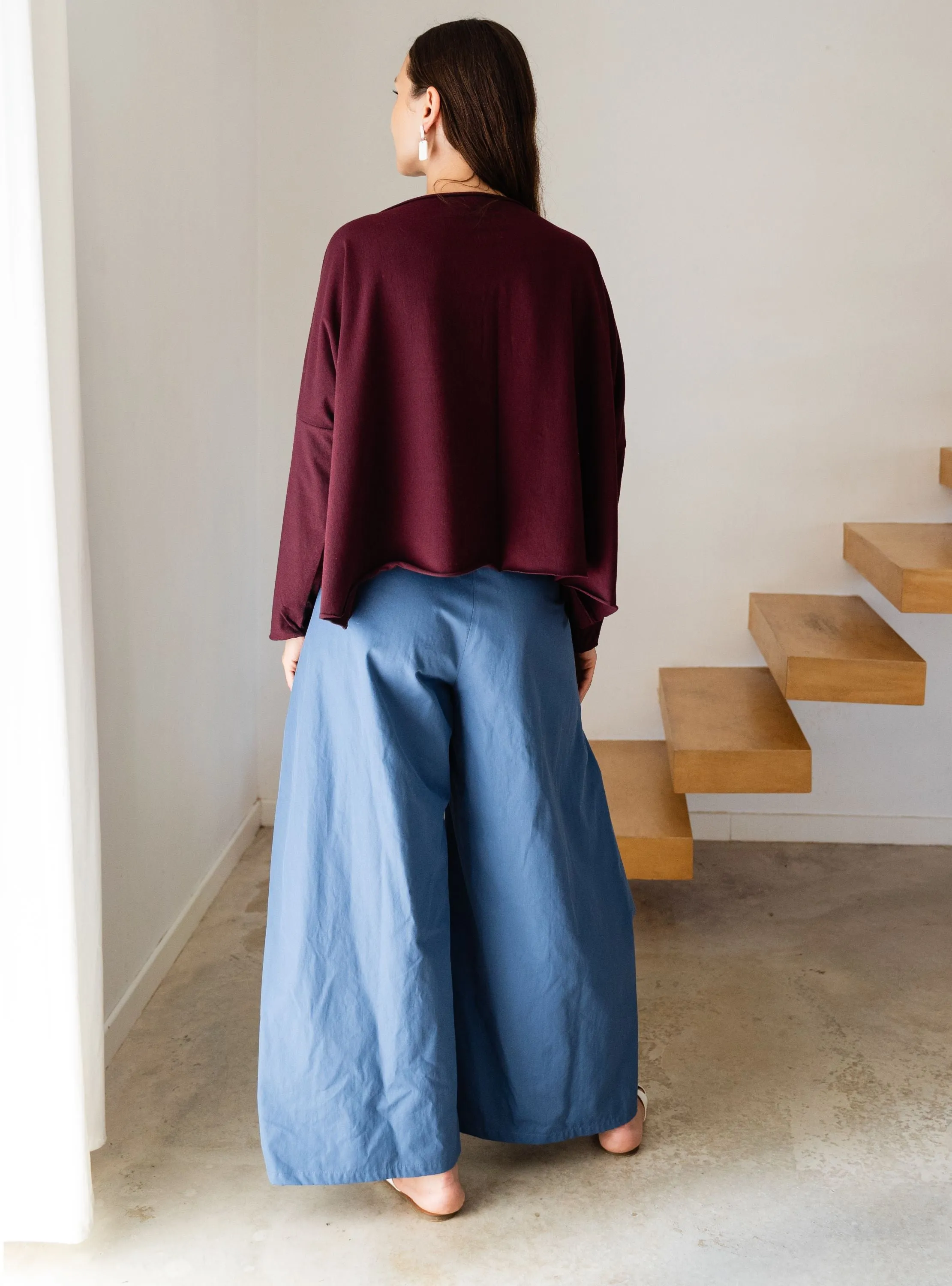 Blue WIDE trousers