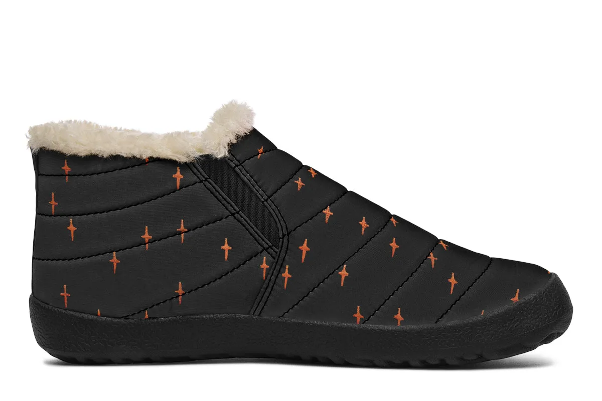 Boo Winter Sneakers - Warm & Easy Slip-On Shoes Lined with Vegan Wool with Anti-Slip Soles