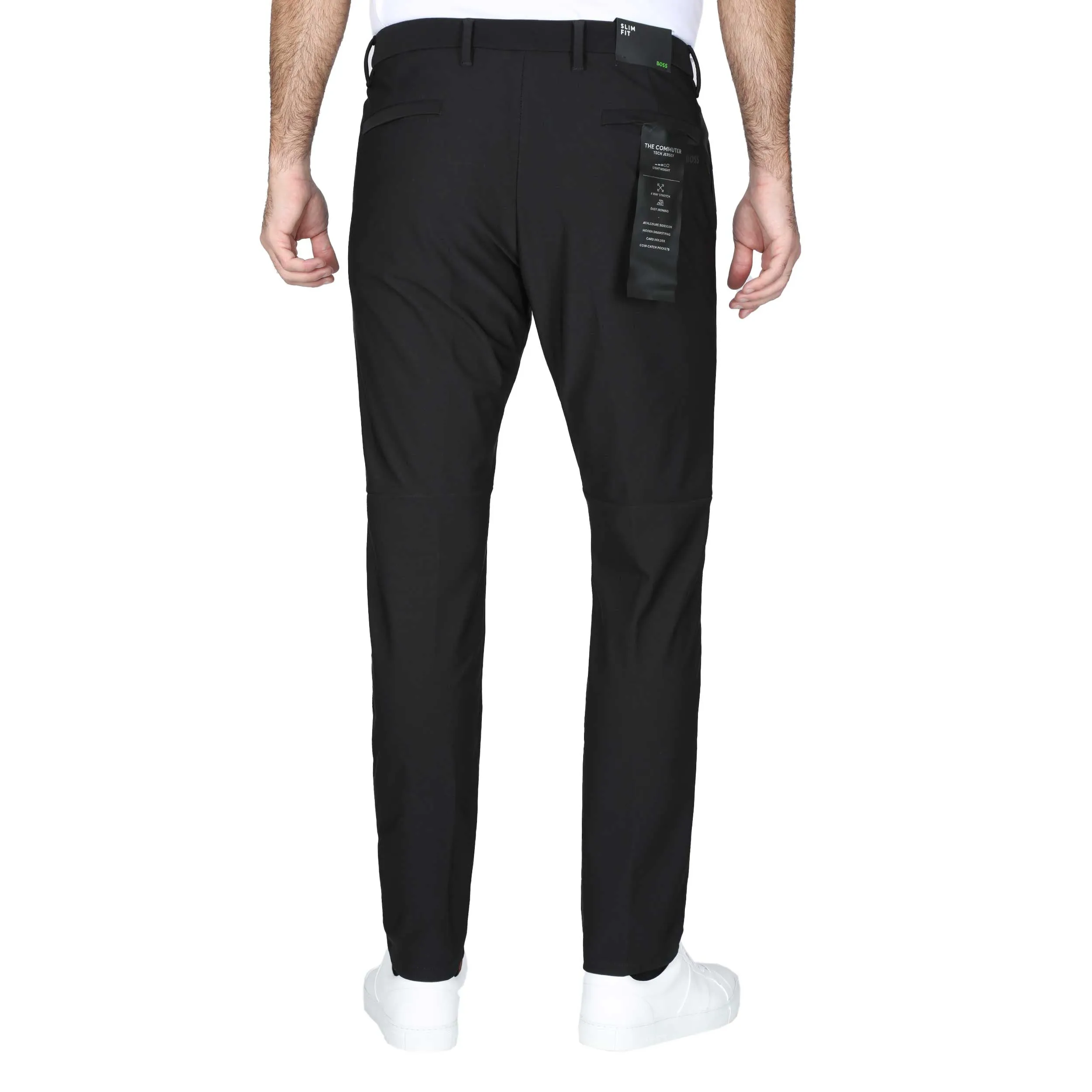 BOSS T Commuter Slim Trouser in Black