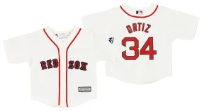 Boston Red Sox David Ortiz #34 MLB Boys Infant Cool Base Home Replica Jersey