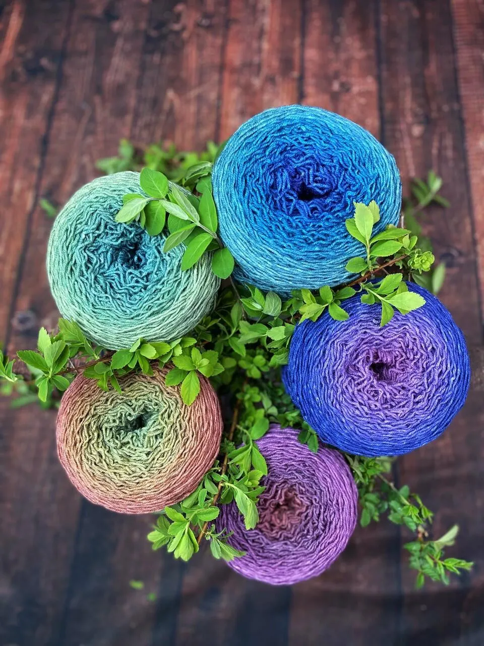 Botanical Spectrum Yarn kits from Wonderland Yarns