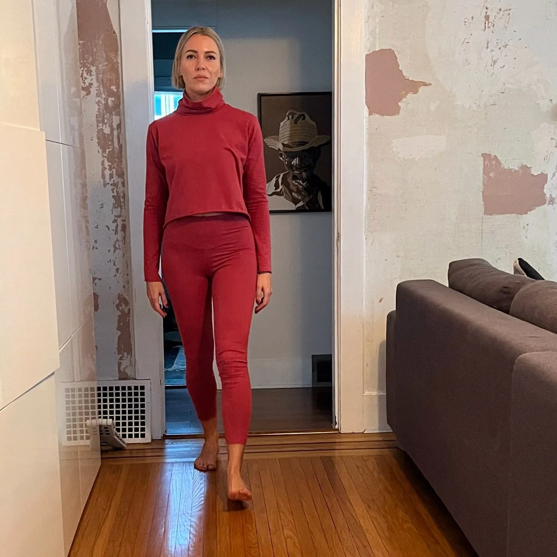 Boxy Crop Turtleneck| TAHINI SALE