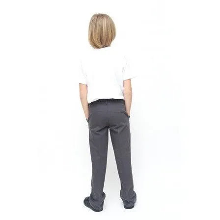 Boys Classic Fit Pure Cotton School Trousers