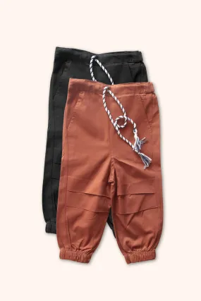 Boys Pure Cotton Cargo Pants Combo