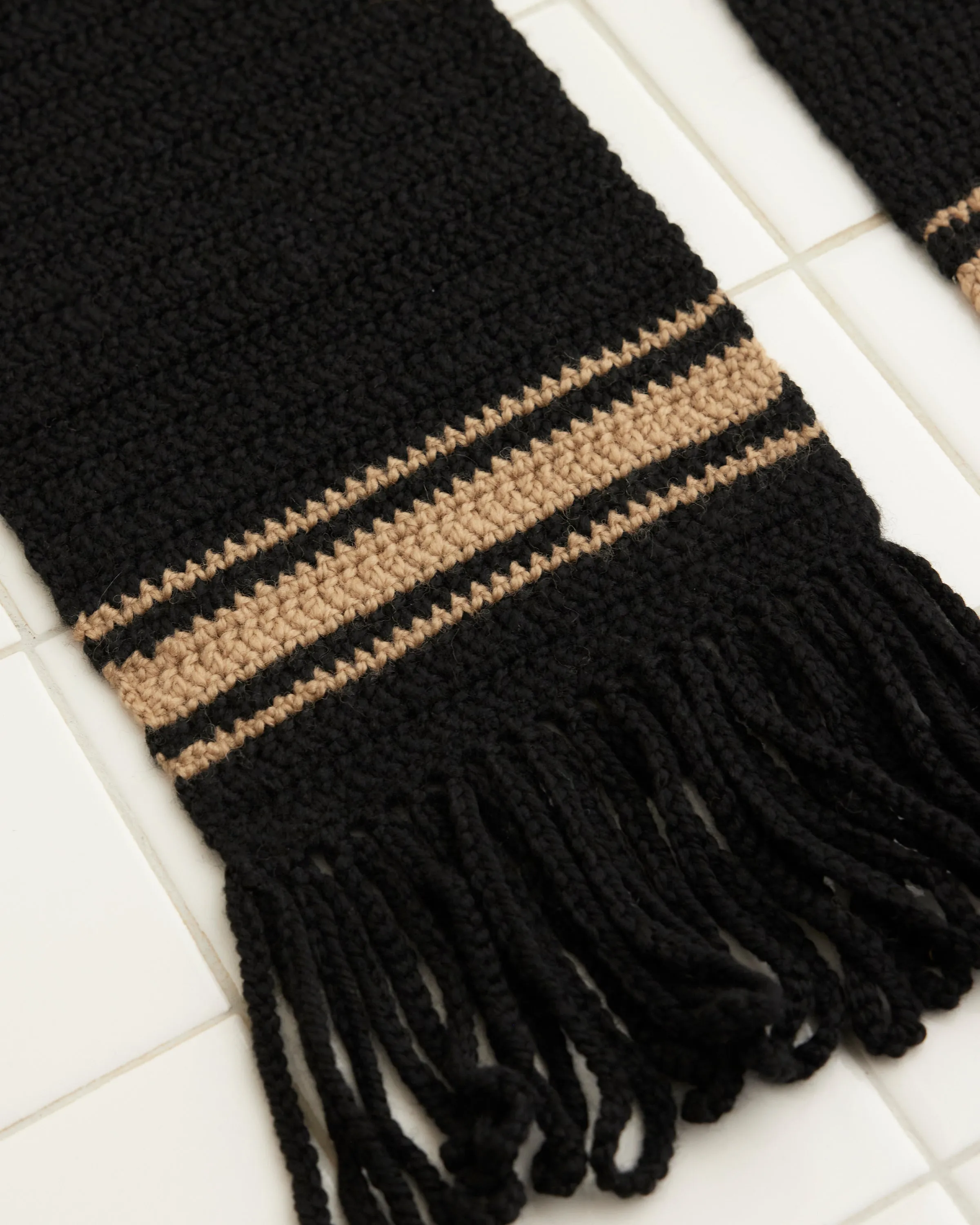 Braided Fringe Scarf