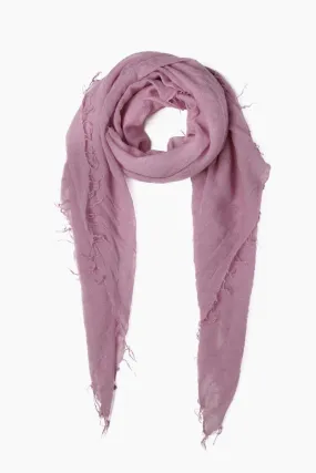 Cashmere & Silk Scarf in Lilas