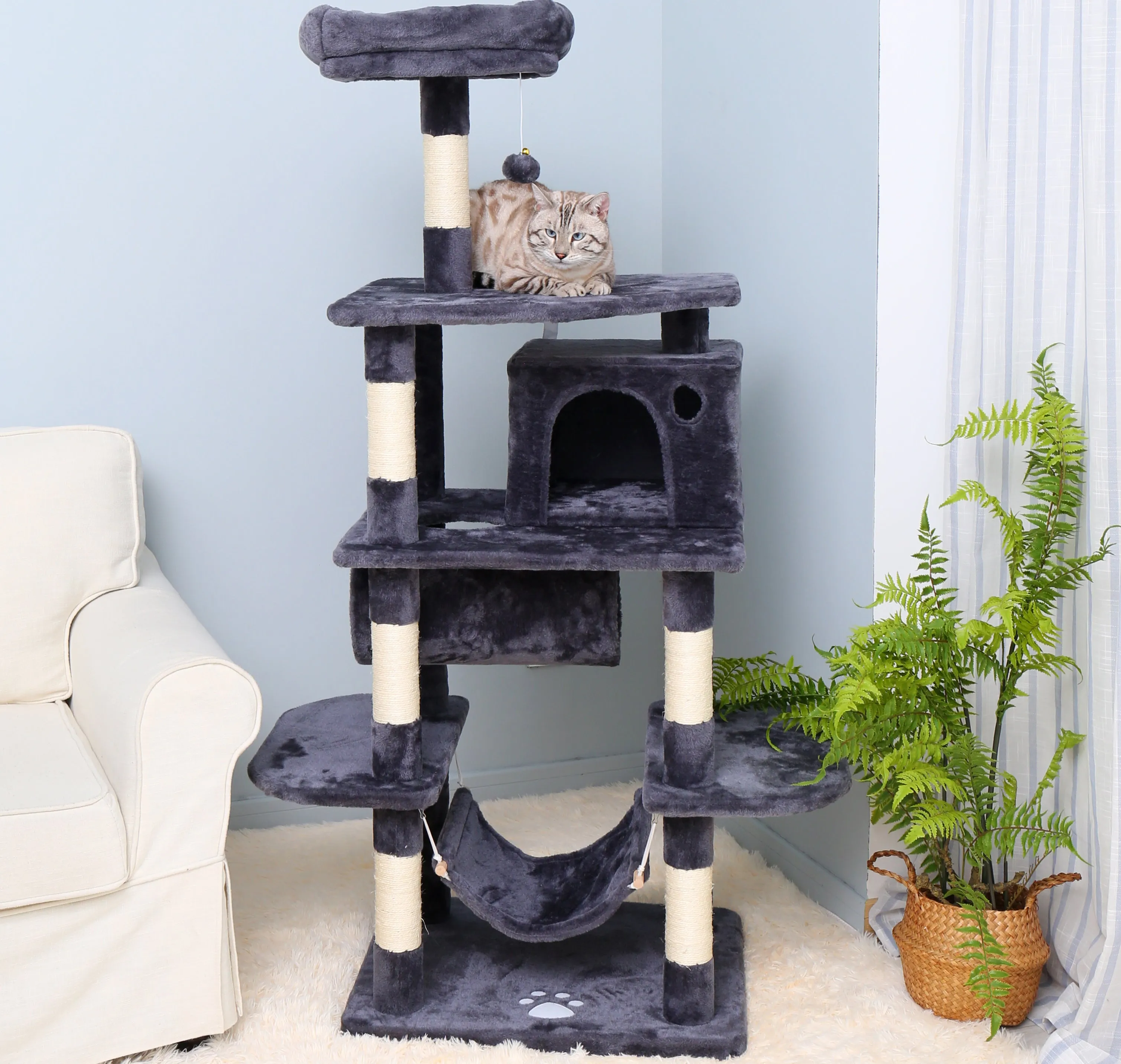 Cat Tree Condo Furniture Activity Tower Play House