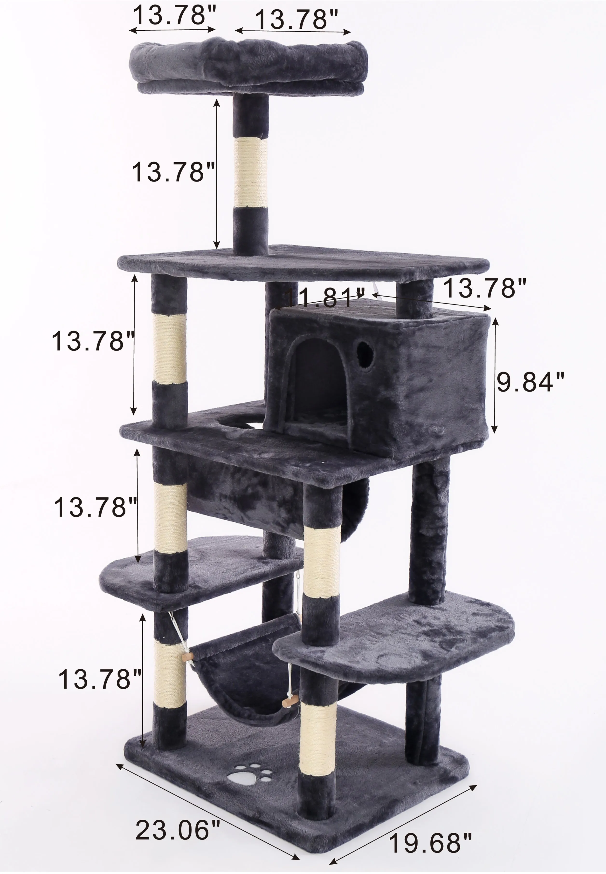 Cat Tree Condo Furniture Activity Tower Play House