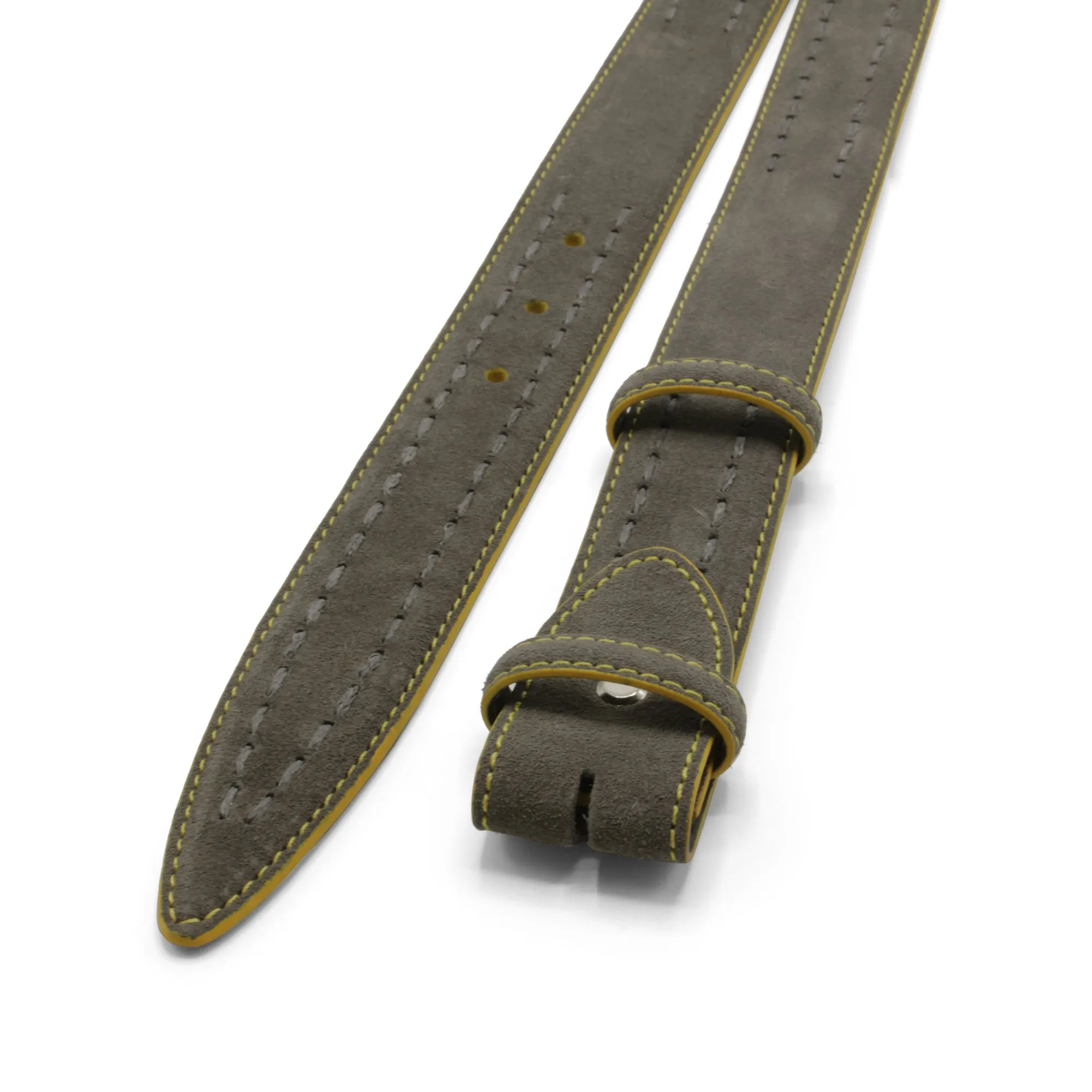 Chaplin V2 Handstitch Contrast Detail Suede Belt Strap