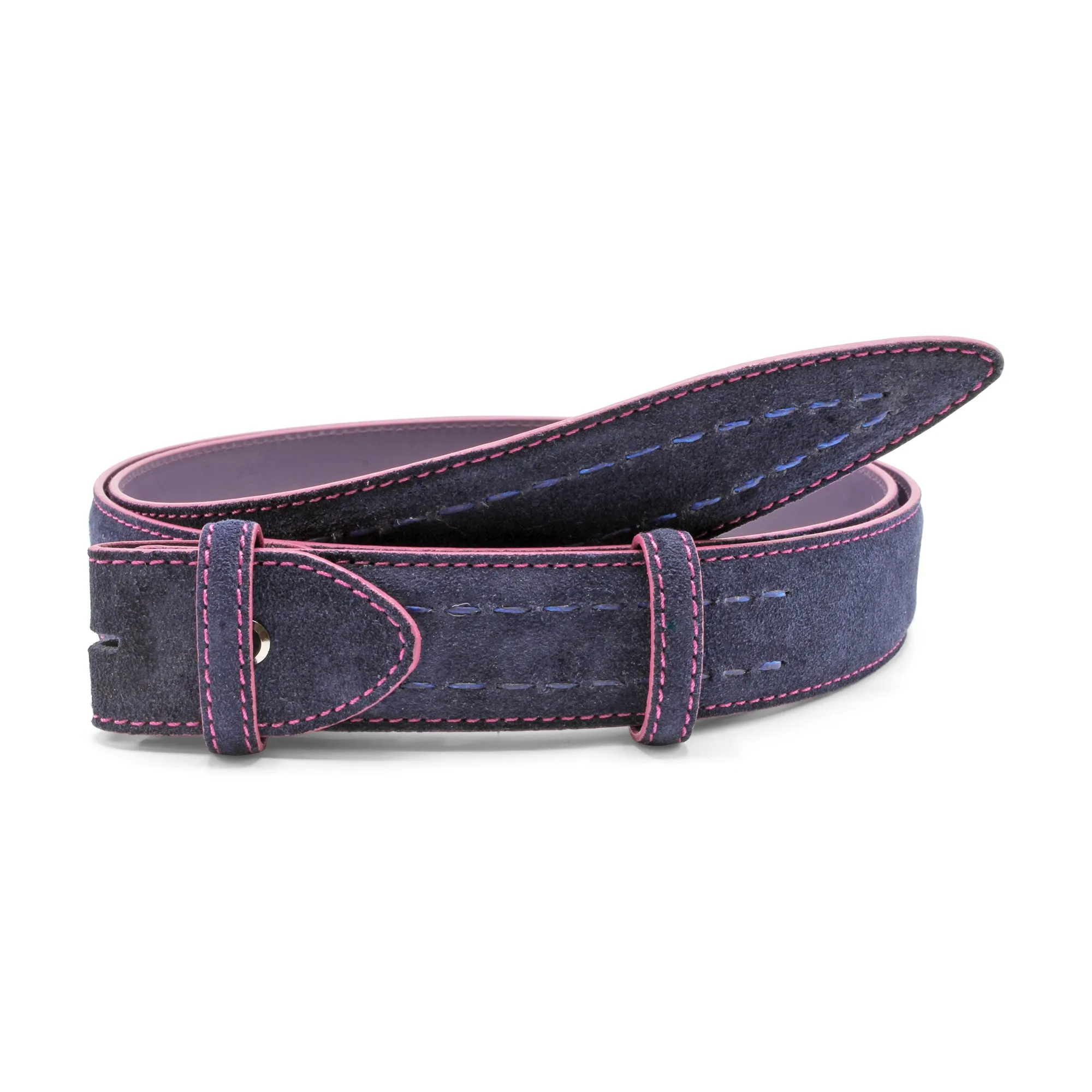 Chaplin V2 Handstitch Contrast Detail Suede Belt Strap