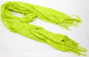 Chartreuse Silk Scarf