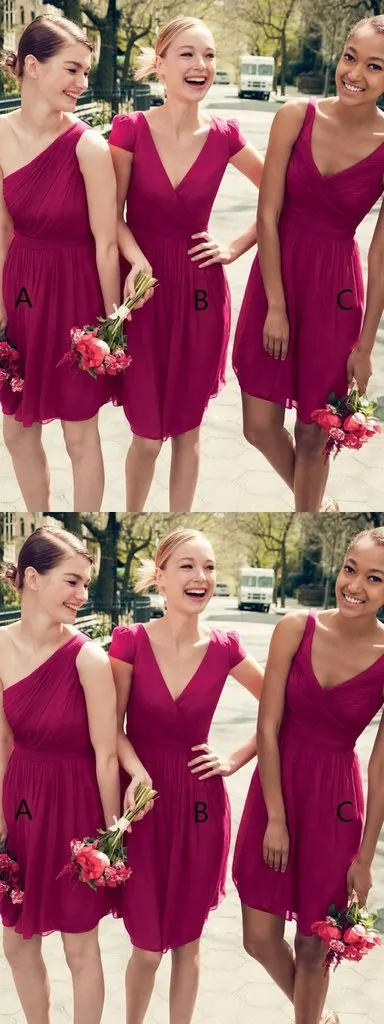 Cheap Bridesmaid Dresses Short, Bridesmaid Dress, Wedding Party Dress, Dresses For Wedding, NB0017