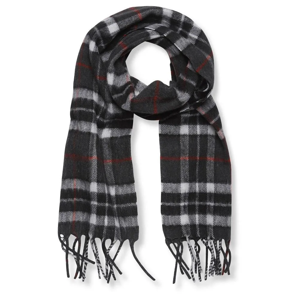 Check Wool Scarf