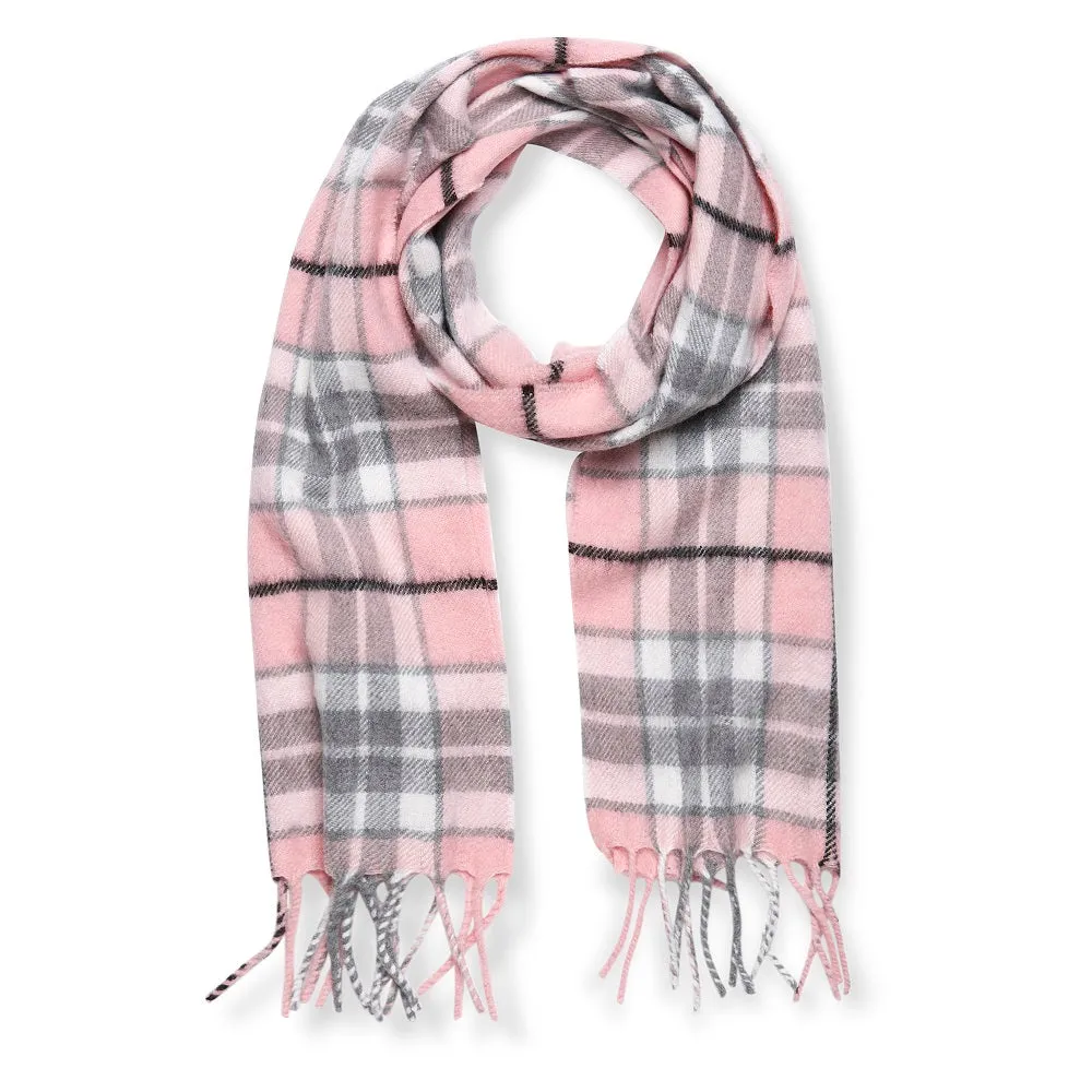 Check Wool Scarf