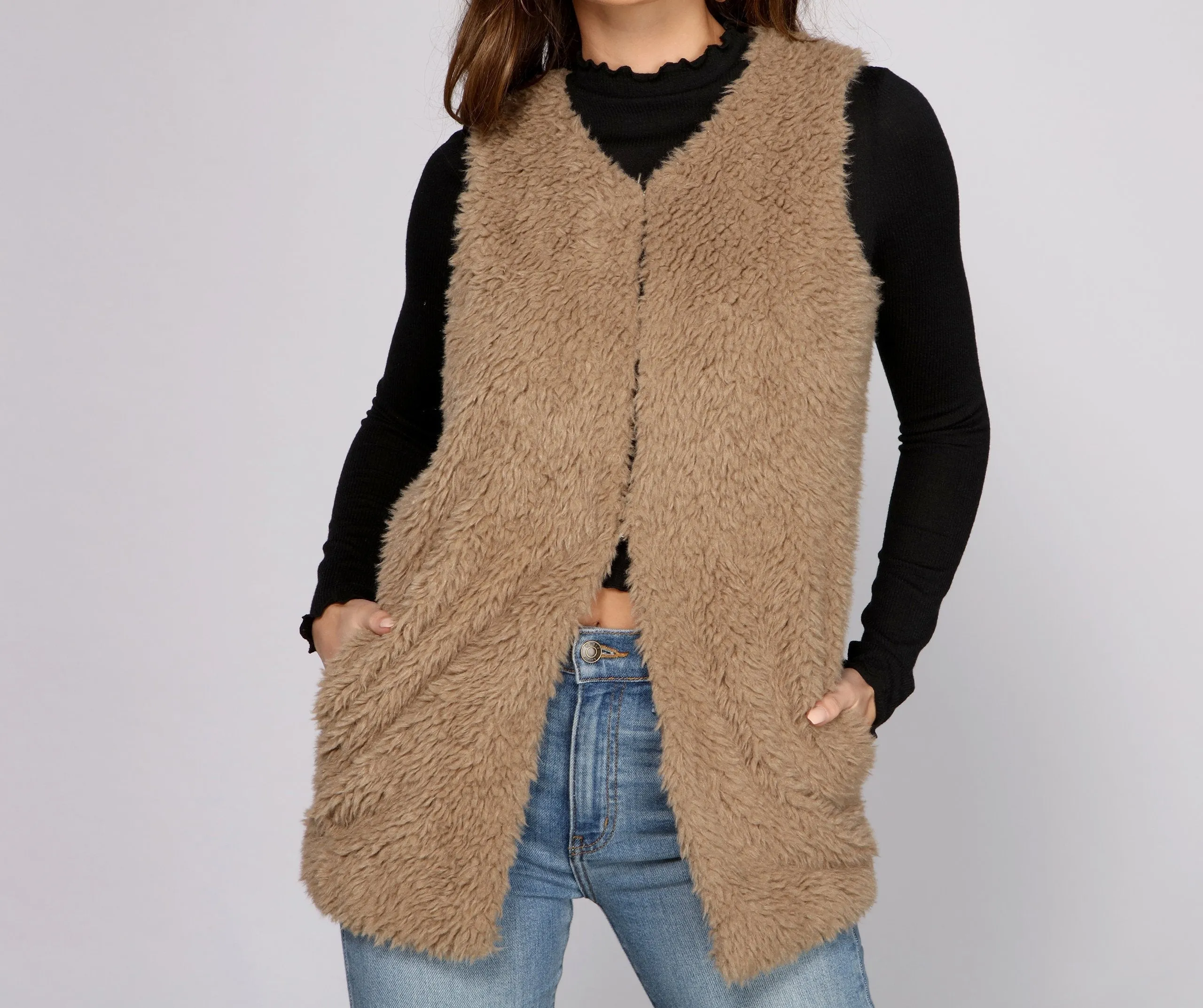 Chic Fashionista Faux Fur Vest