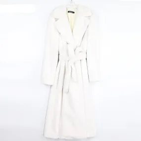 Chic Winter Luxe: Korean-Style Faux Fur Long Coat for Fashion Forward Individuals