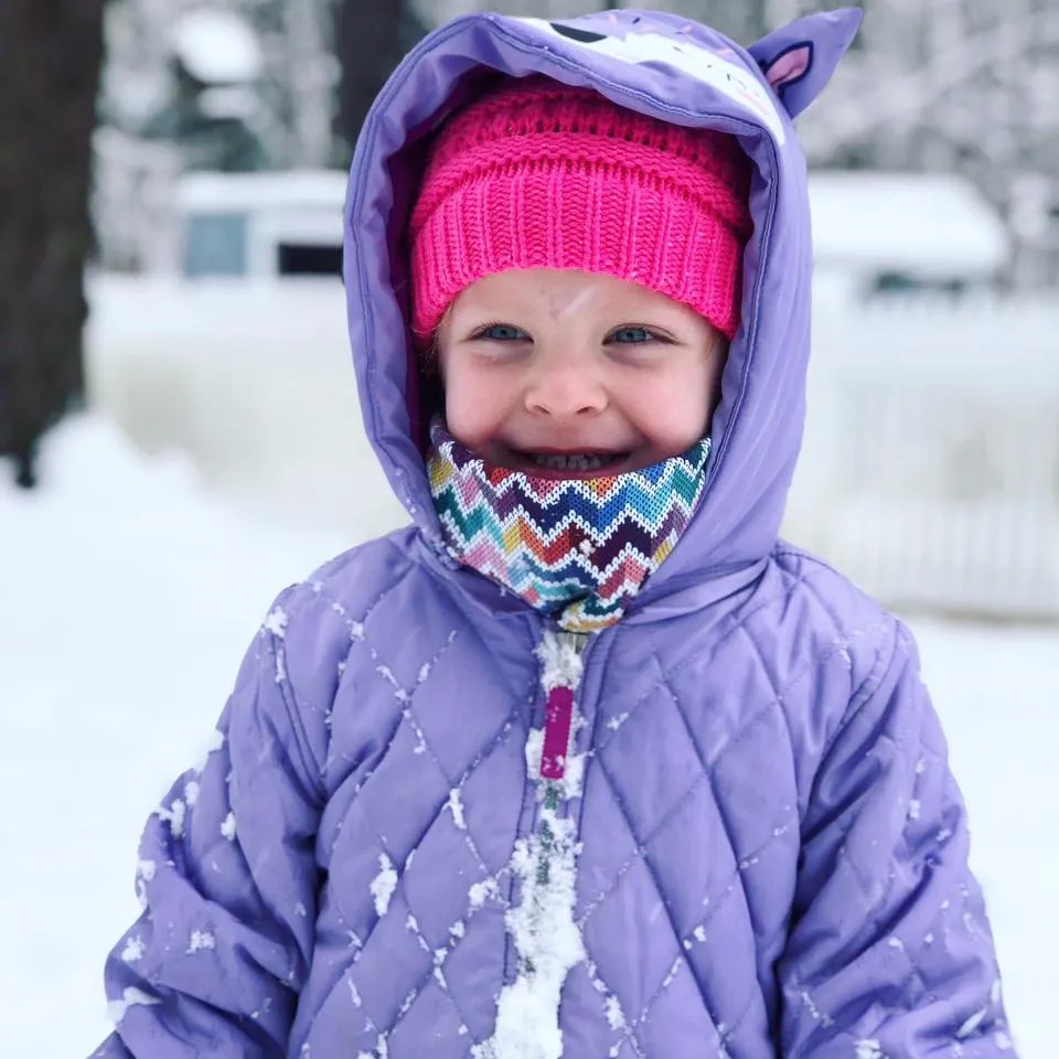 Child's Handmade Neck Warmer Unicorns and Rainbows