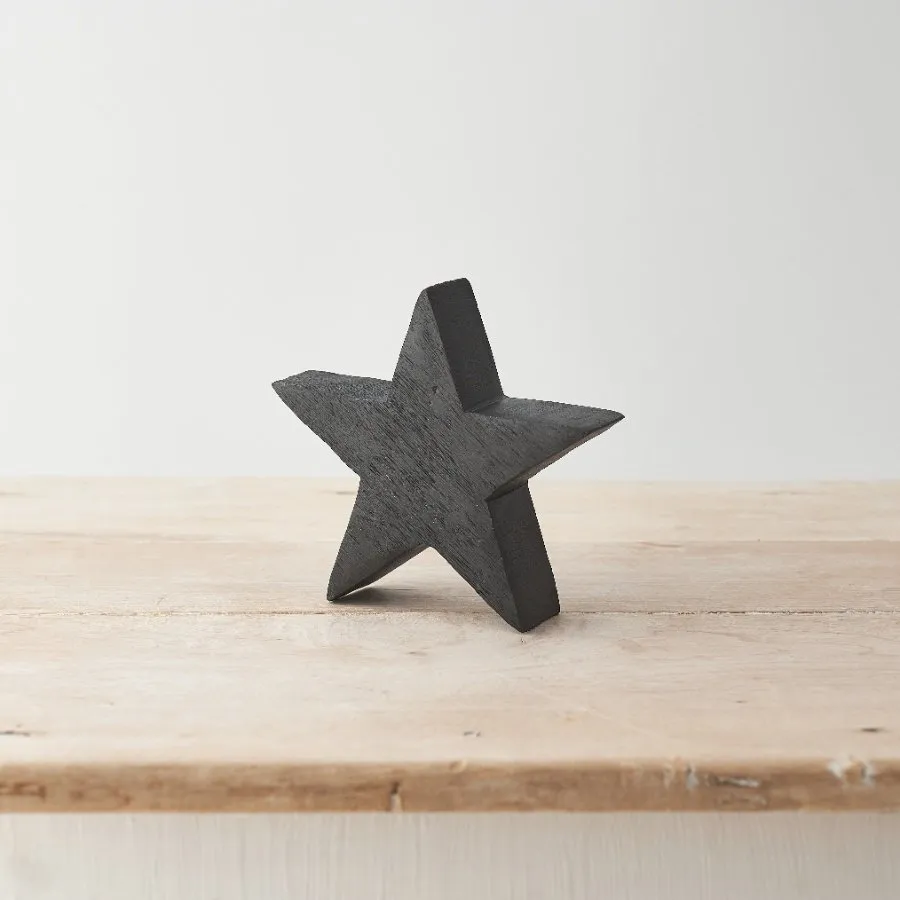 Chunky Black Star, 15cm