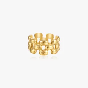 Chunky Link Chain Ring (Greek Inspired Collection)