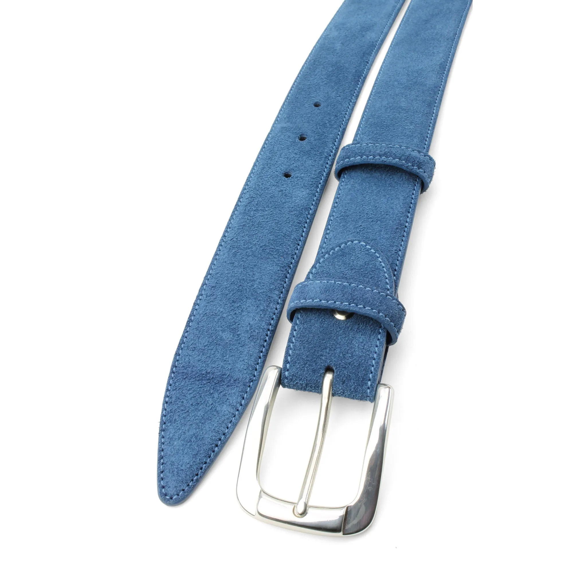 Classic Denim Toned Suede Belt