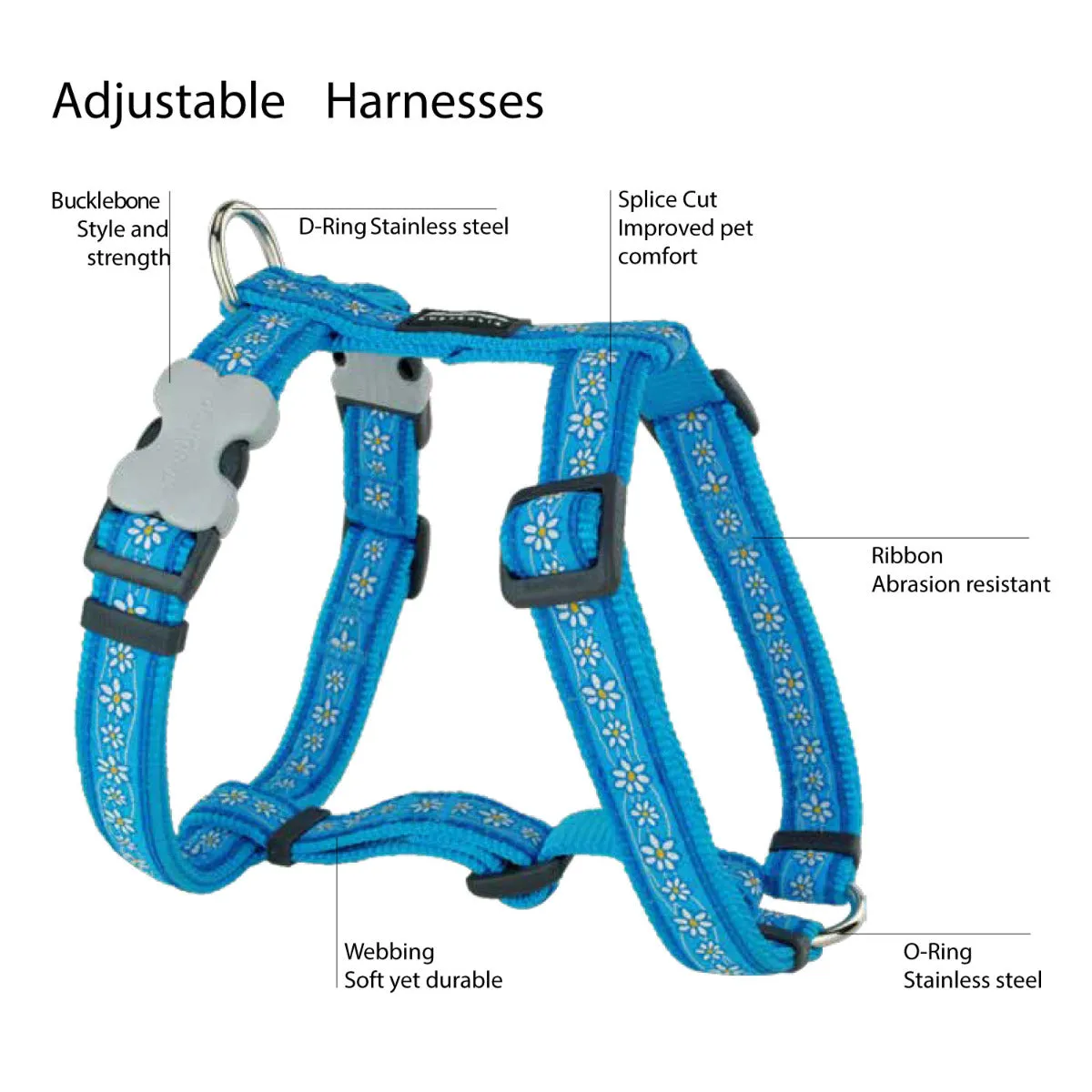 Classic Green Dog Harness