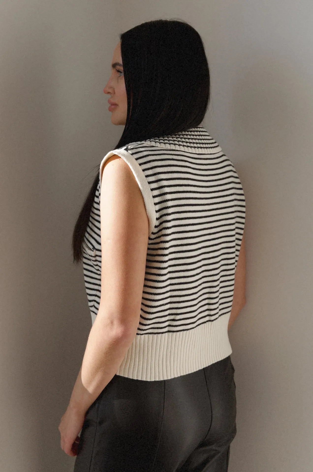 Coco Striped Sweater Vest