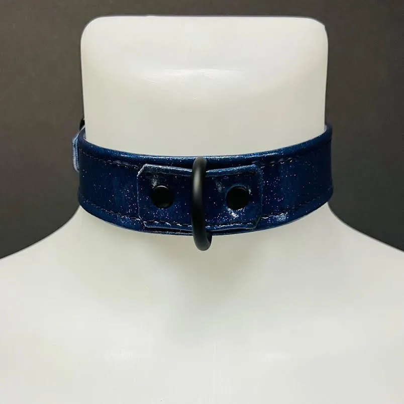 Collar Vinyl - Small/Medium (Blue)