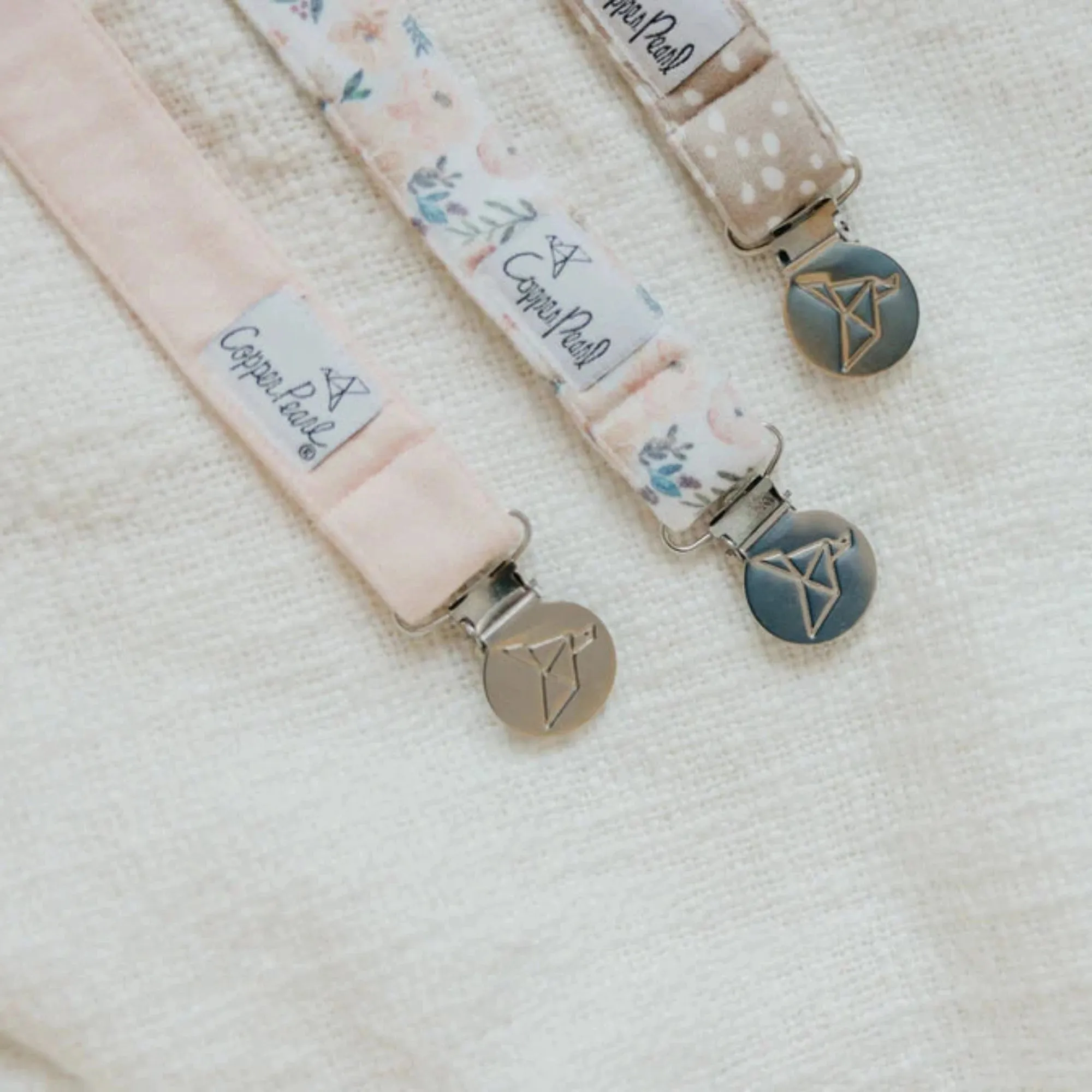 COPPER PEARL Pacifier Clips - Autumn