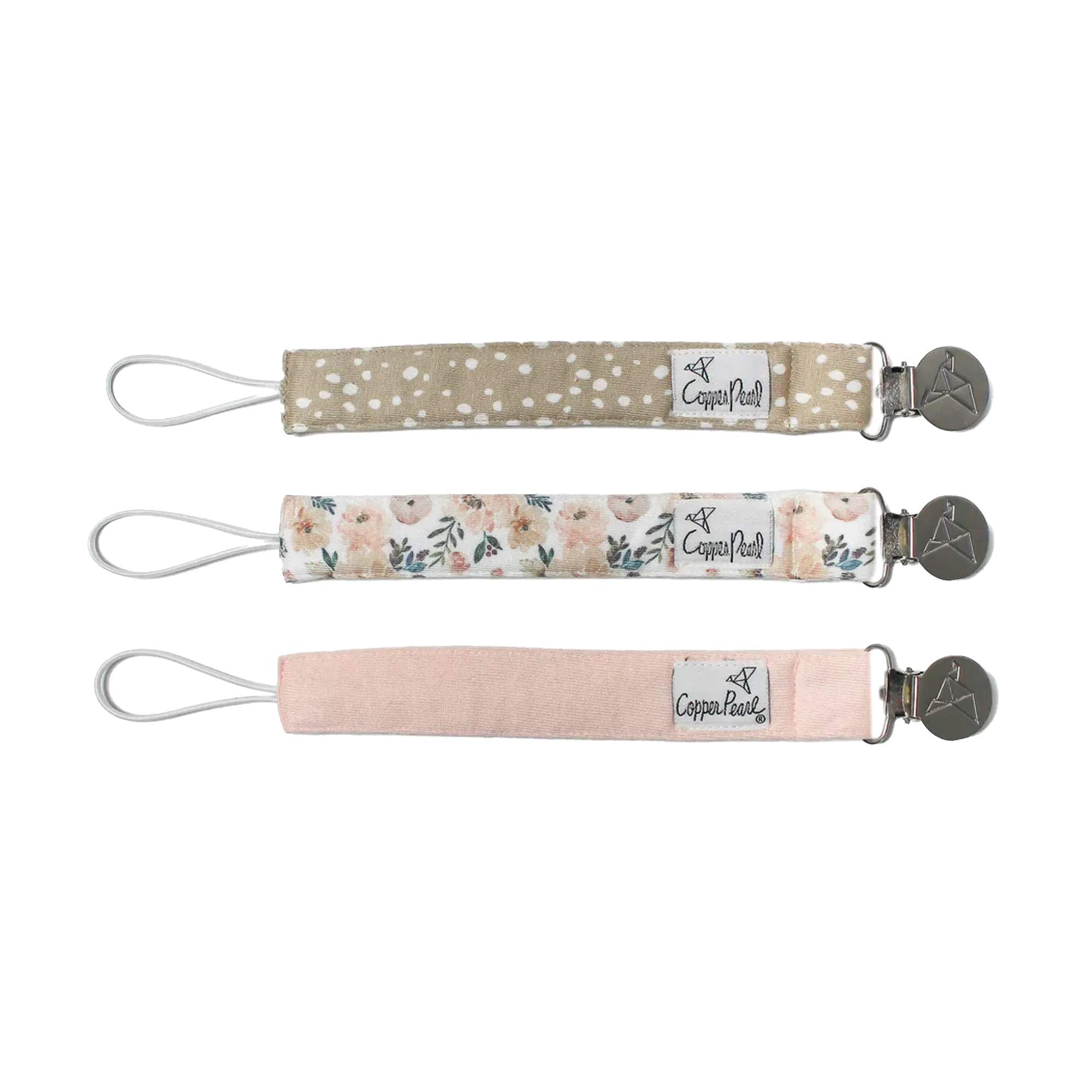 COPPER PEARL Pacifier Clips - Autumn