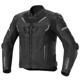 Cortech Revo Sport Air Men's Leather Jacket - Black